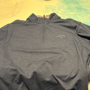 Callaway Golf Navy Quarter-Zip Top